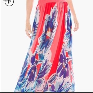 Chico’s Floral Maxi Skirt. Sz Chico’s 2= Lg/ 12.
